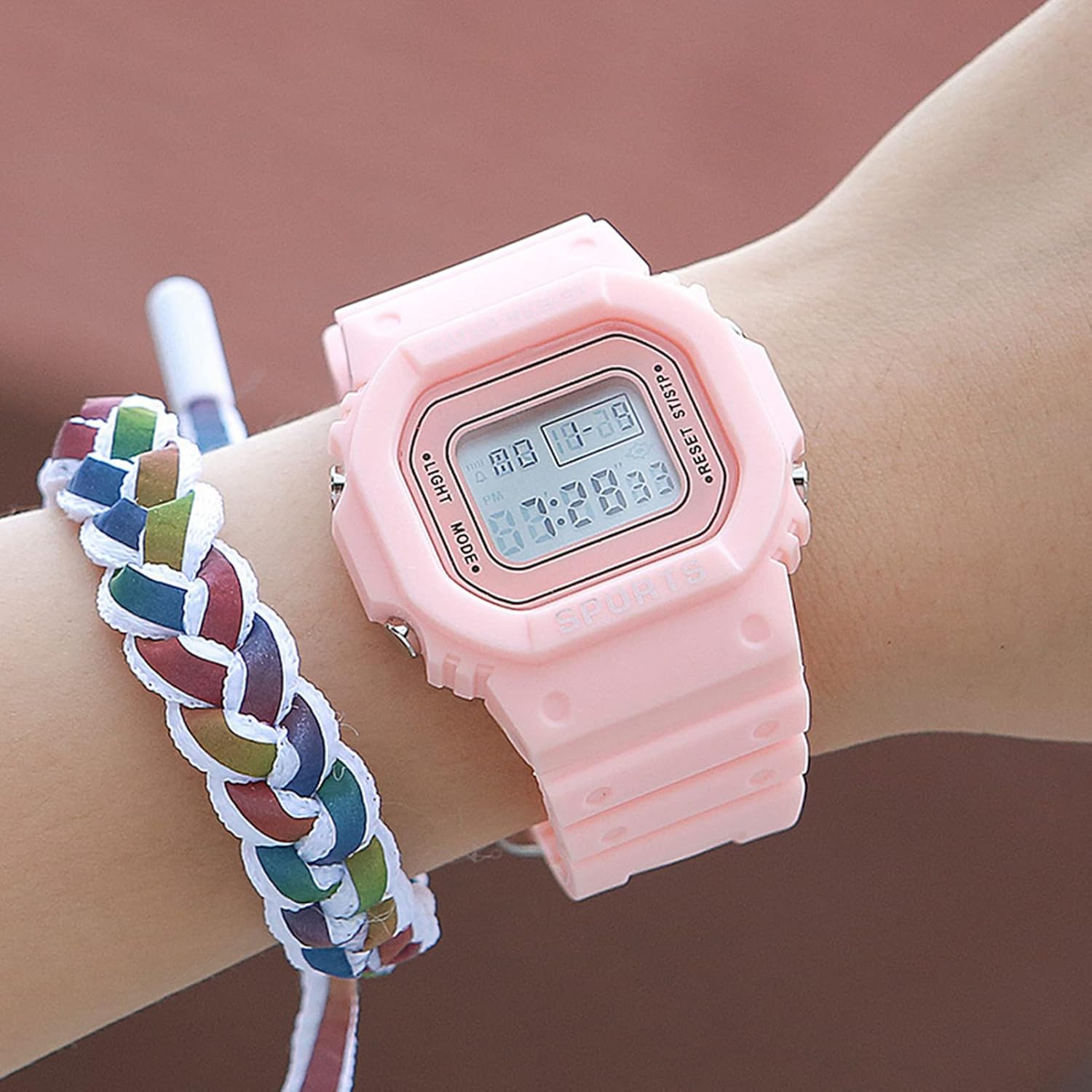 ZJchao LED Digital Sports Watch Lightweight Luminous Smartwatch for Boys Girls Sports