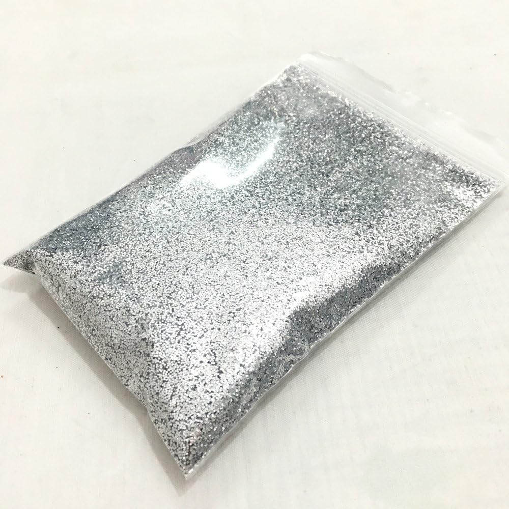 OZXCHIXU 25g Bag of Extra Fine Glitter (Silve)