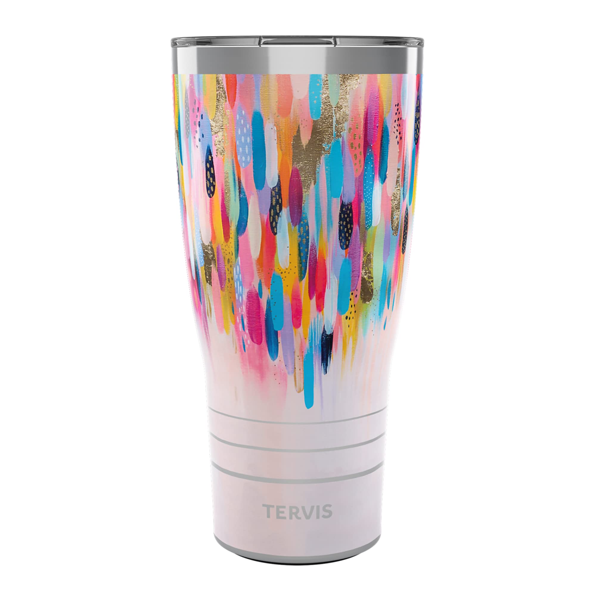 tervisEttaVee Be Liquid Prism Triple Walled Insulated Tumbler, 30oz, Stainless Steel