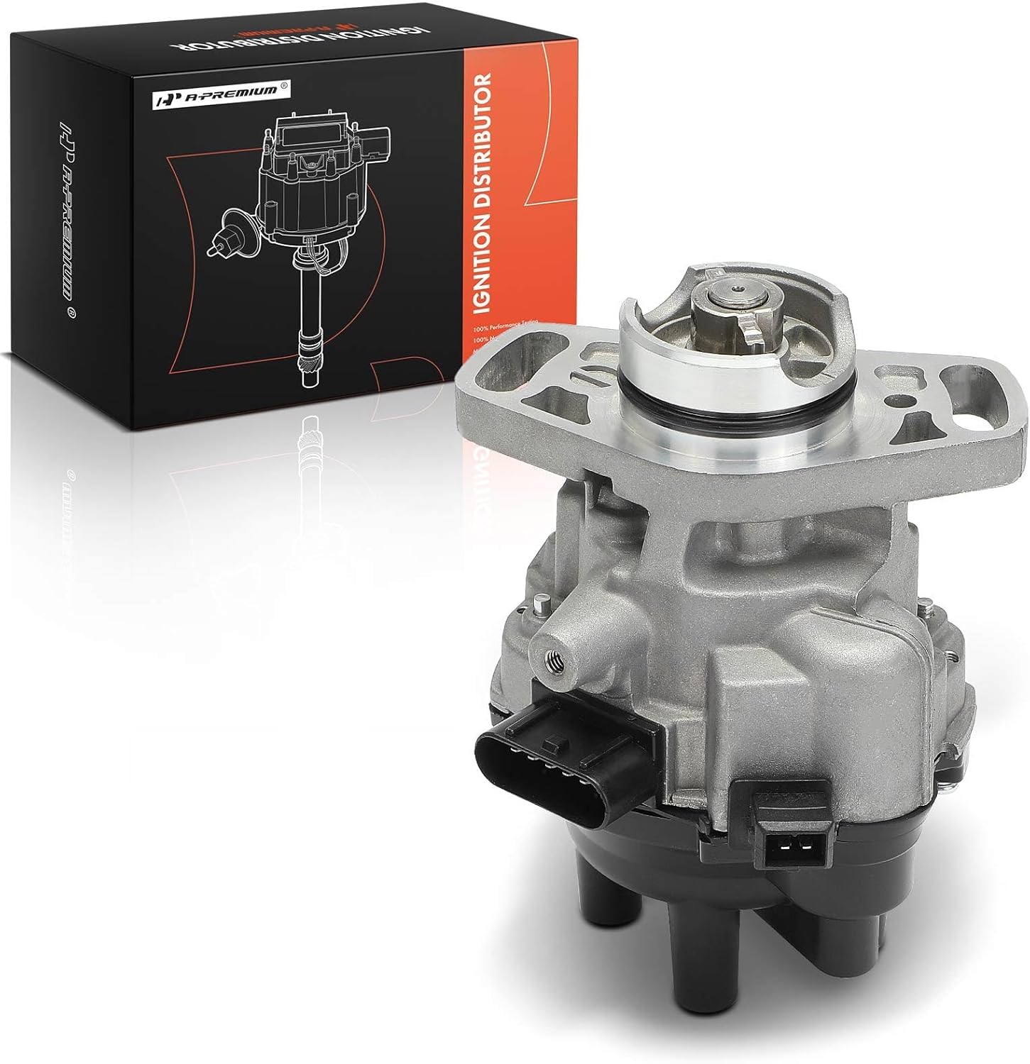 A-Premium Ignition Distributor with Cap and Rotor Compatible with Mitsubishi Mirage 1993-1996, Expo LRV 1992-1994 & Dodge Colt 1992-1994 & Eagle Summit 1992-1996 & Plymouth Colt 1992-1994, 1.8L