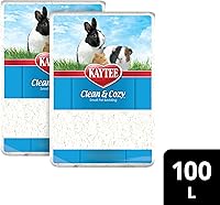 Vista 9 de Kaytee Clean & Cozy - Ropa de cama de papel blanco, hecha para animales pequeños, 100 litros, paquete de 2
