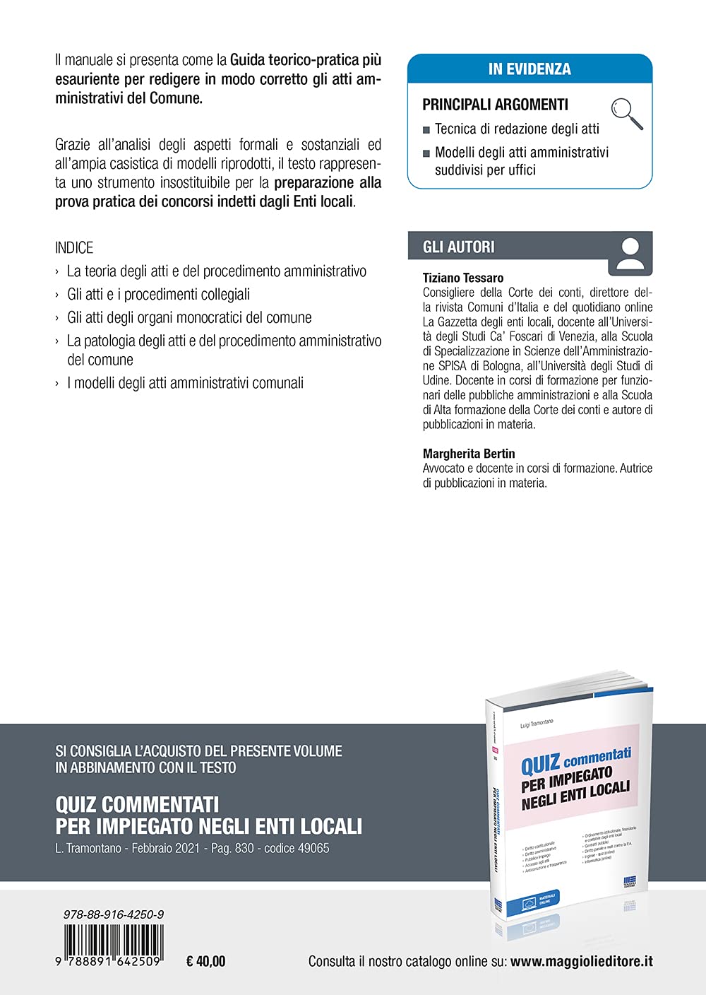 Delibere, Ordinanze, Decreti, Determinazioni. Tecniche di redazione, schemi e modelli di atti amministrativi per la prova pratica dei concorsi