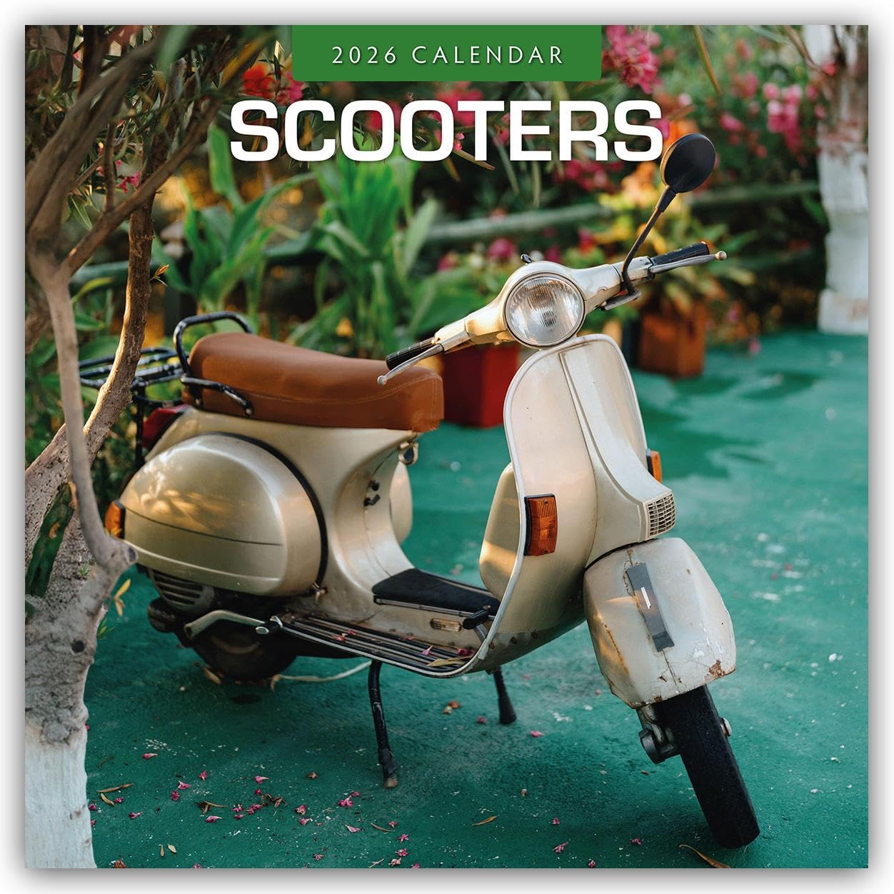 Scooters 2026 Square Wall Calendar