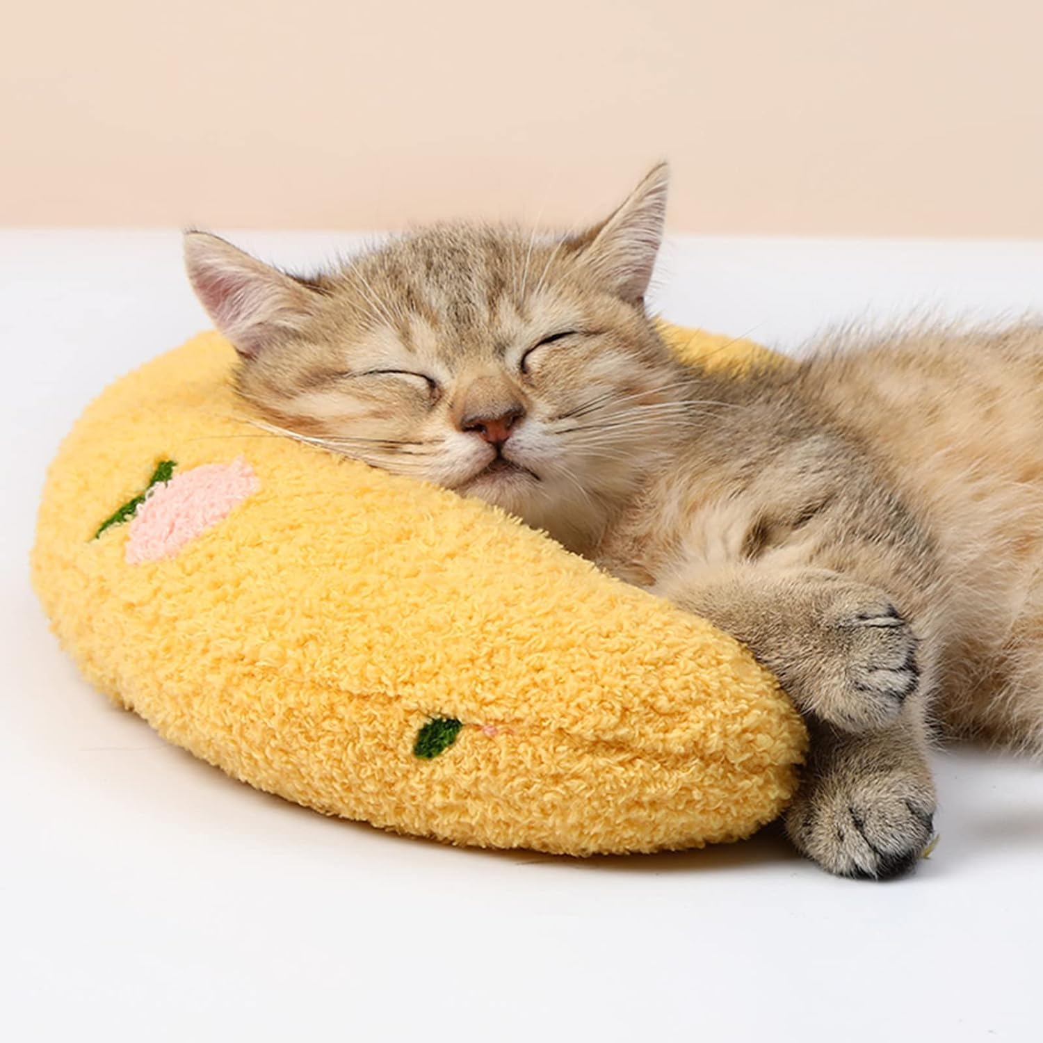 Pixaro Pillow for Cats Catnip Toys for Cats,Pet Pillow Catnip Plush Toy for Cat Presents for Relief Sleeping Resting, Playing - Image 4