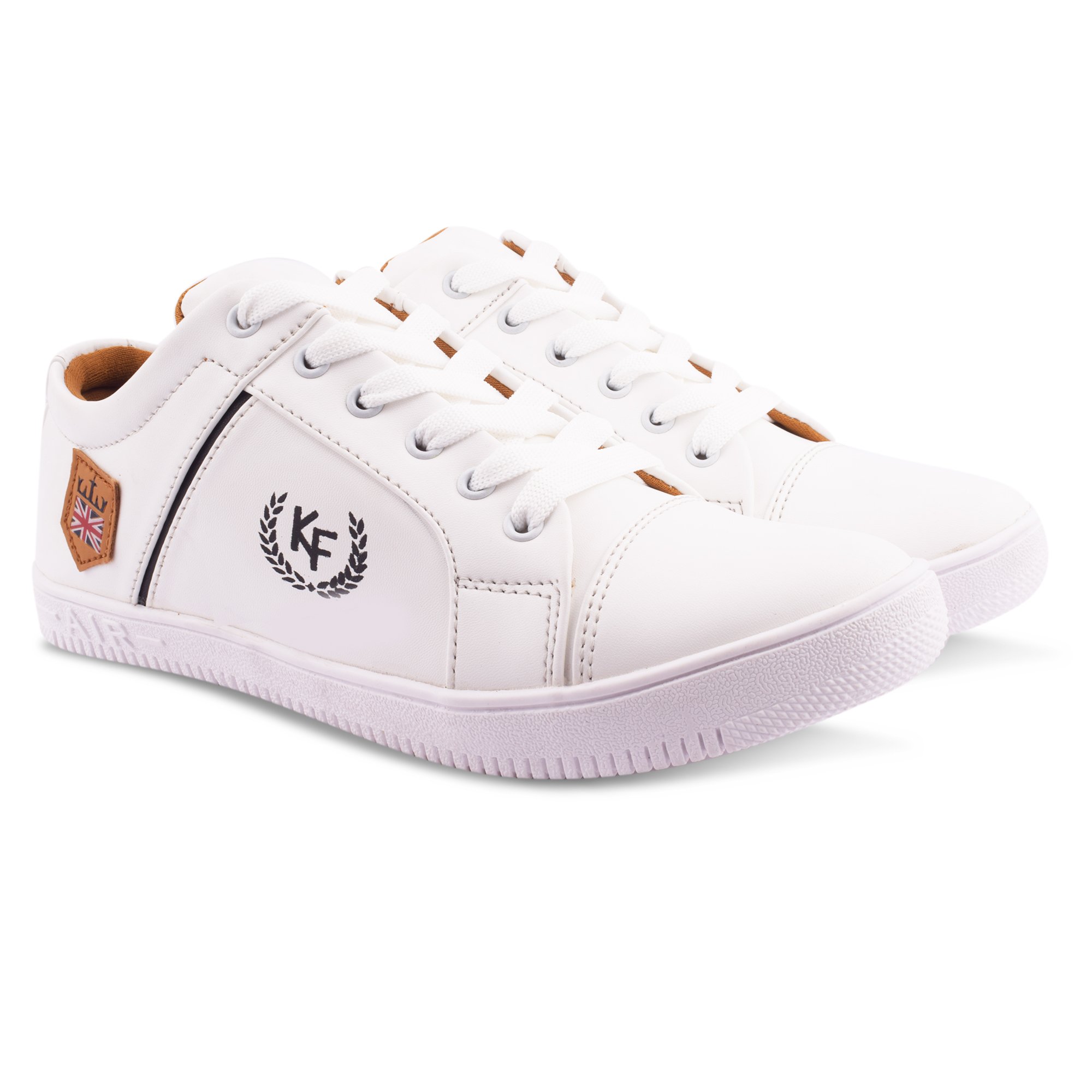 ajay footwear Men's Denim Casual Shoes White