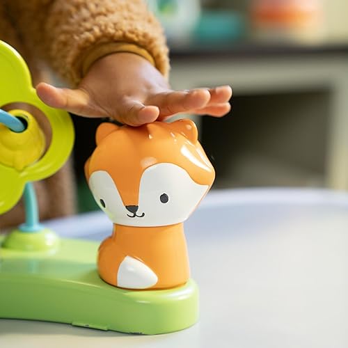 Miniatura 20 de Ingenuity Centro de hitos 6 en 1, gimnasio de juegos, tapete plegable, música y sonidos de la naturaleza, luces, puente de actividad, mesa, casa de