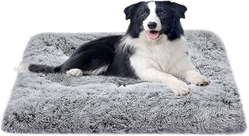 Cama para perros medianos y pequeños, camas de lujo para perros de felpa, cómoda almohadilla para perrera, tapete lavable para dormir para mascotas,