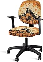 Vista 10 de Funda para silla de oficina con estampado de margaritas, fundas elásticas elásticas para silla de escritorio de oficina, funda suave para silla