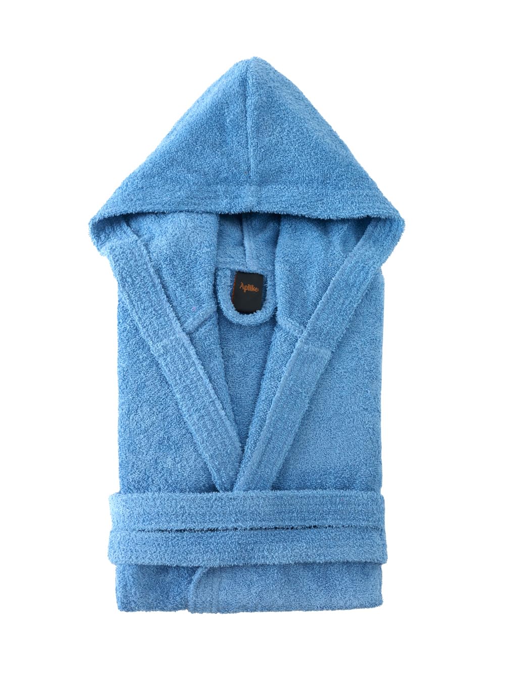 Top Towels Hooded Bathrobe, Lavender, XL