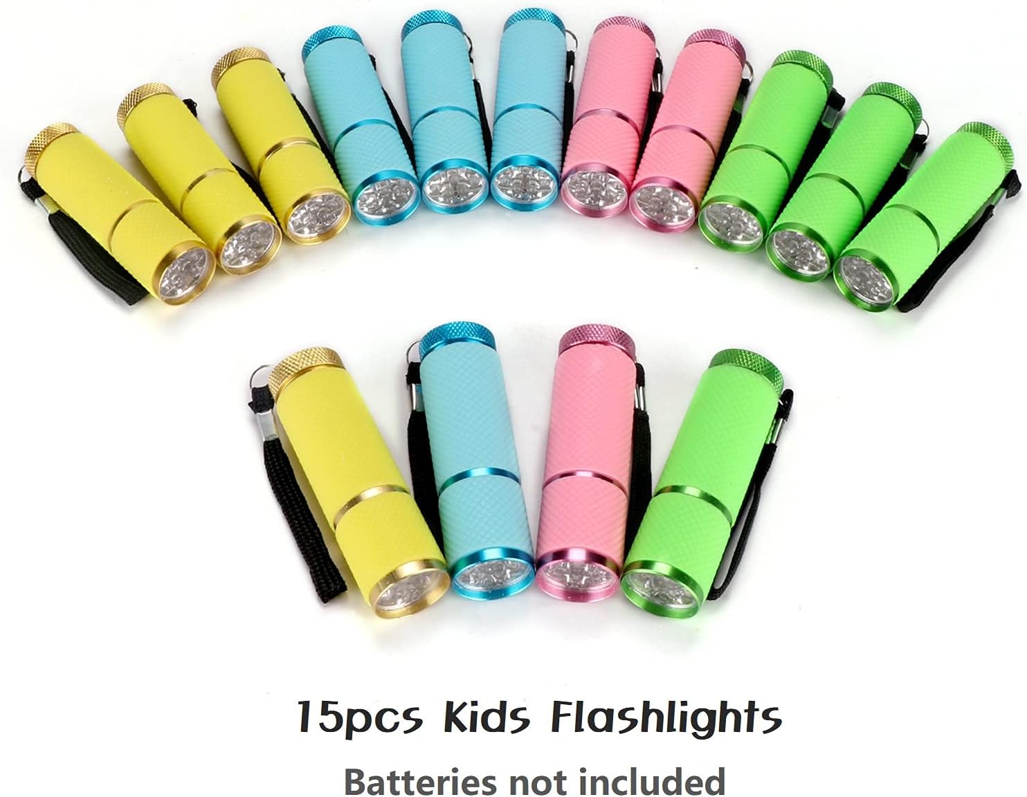 15 pack Kids Torch Birthday Party Favors, Functional Flashlights, Girls Boys Goodie bag Thank you bulk party gift bag fillers Flash lights, Classroom Prizes, School Supplies : Toys & Games