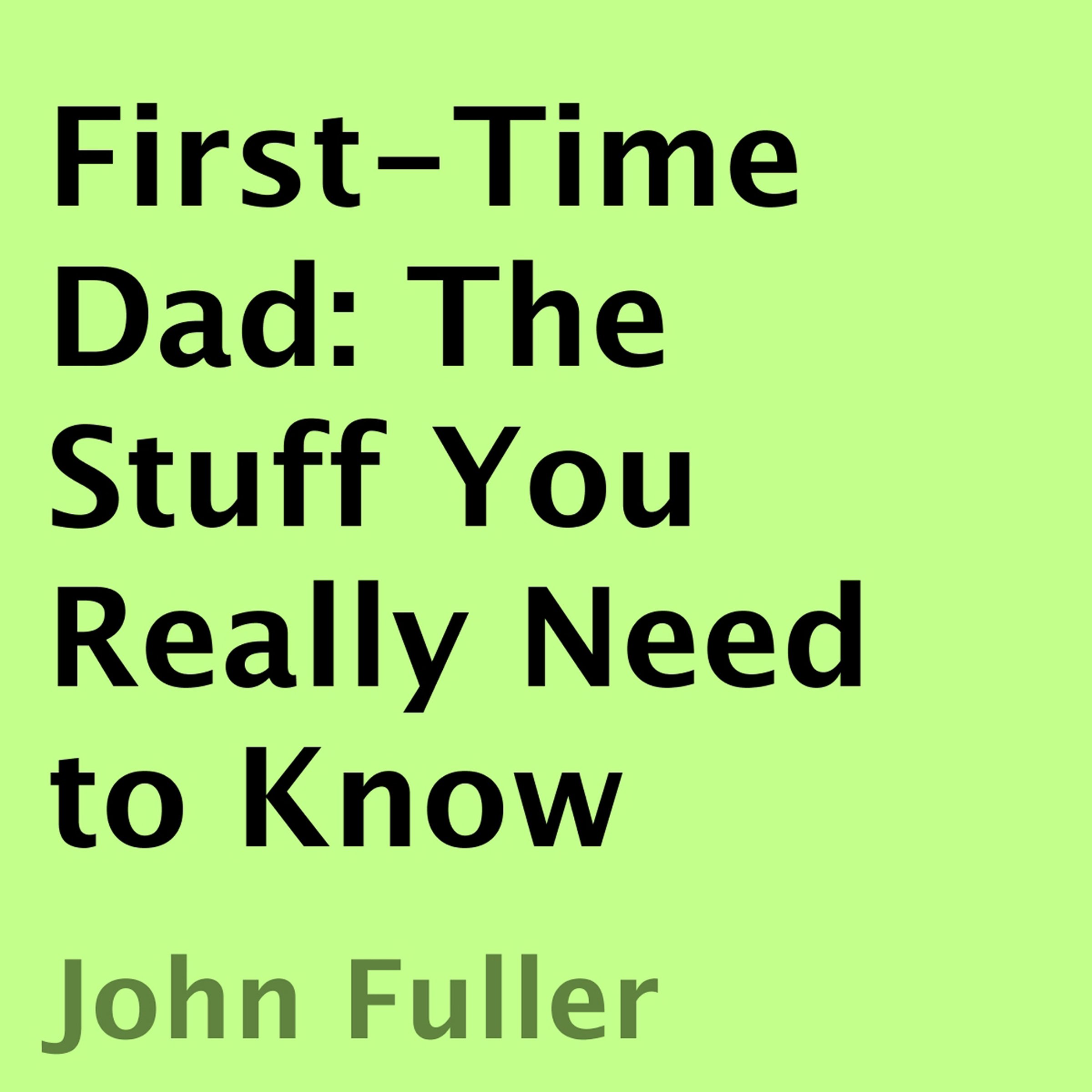Cover art for First-Time Dad: The Stuff You Really Need to Know