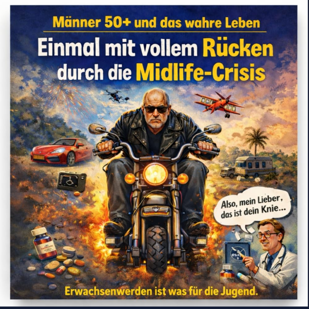 Einmal mit vollem Rücken durch die Midlife-Crisis: Männer 50+ und das wahre Leben