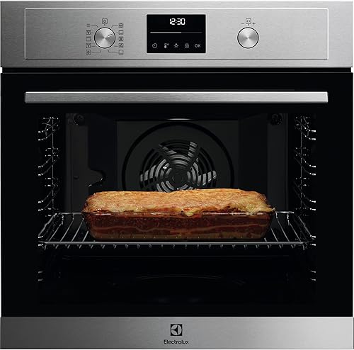 Electrolux Horno Multifunción EOF6P54TX, 72 L, Función Grill, 1000W, Tecnología 