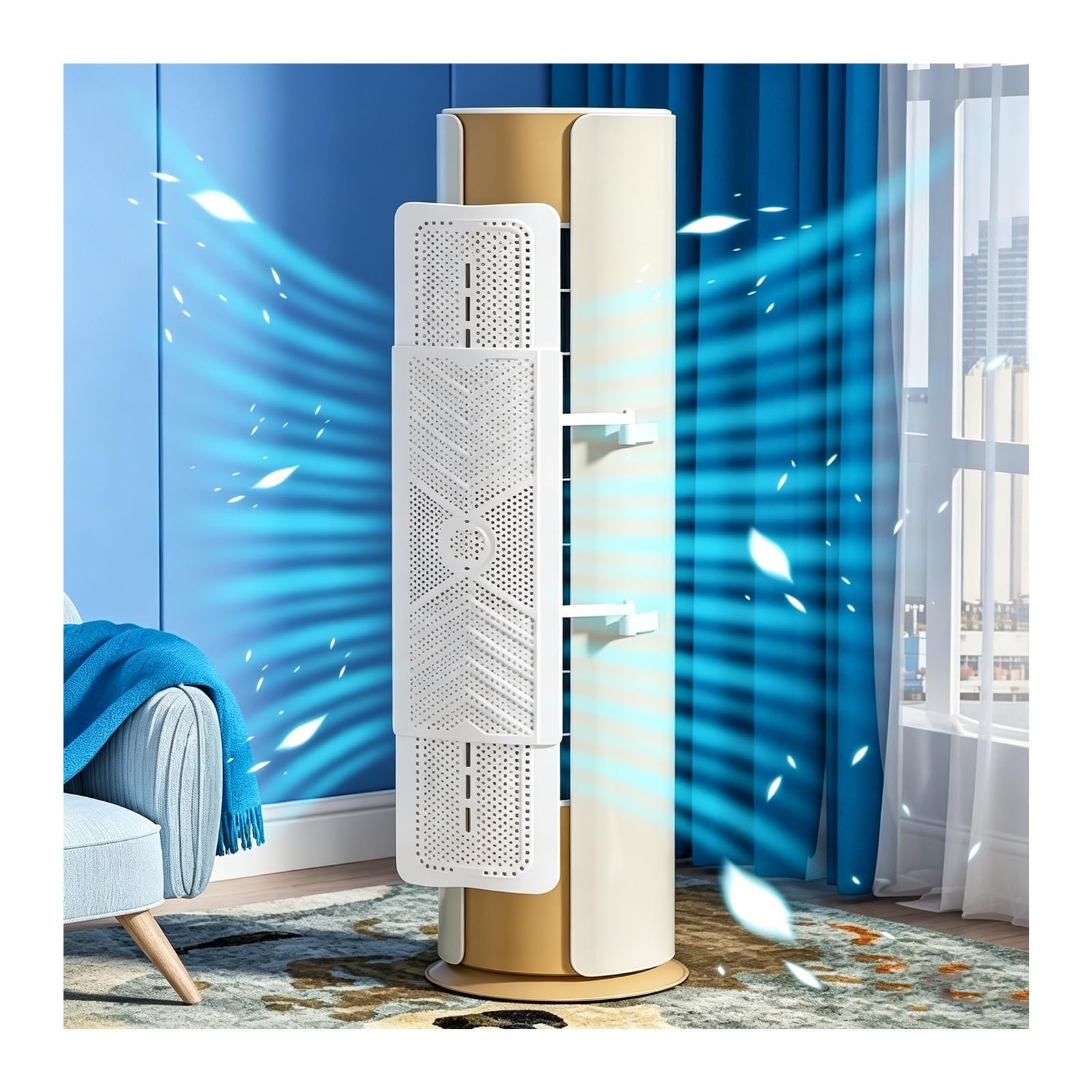 YFAURNDE Mini Split Air Deflector, Retractable Air Conditioner Vent Deflector, Adjustable snd Designed to Prevent Direct Airflow; Suitable for Home and Office Use.