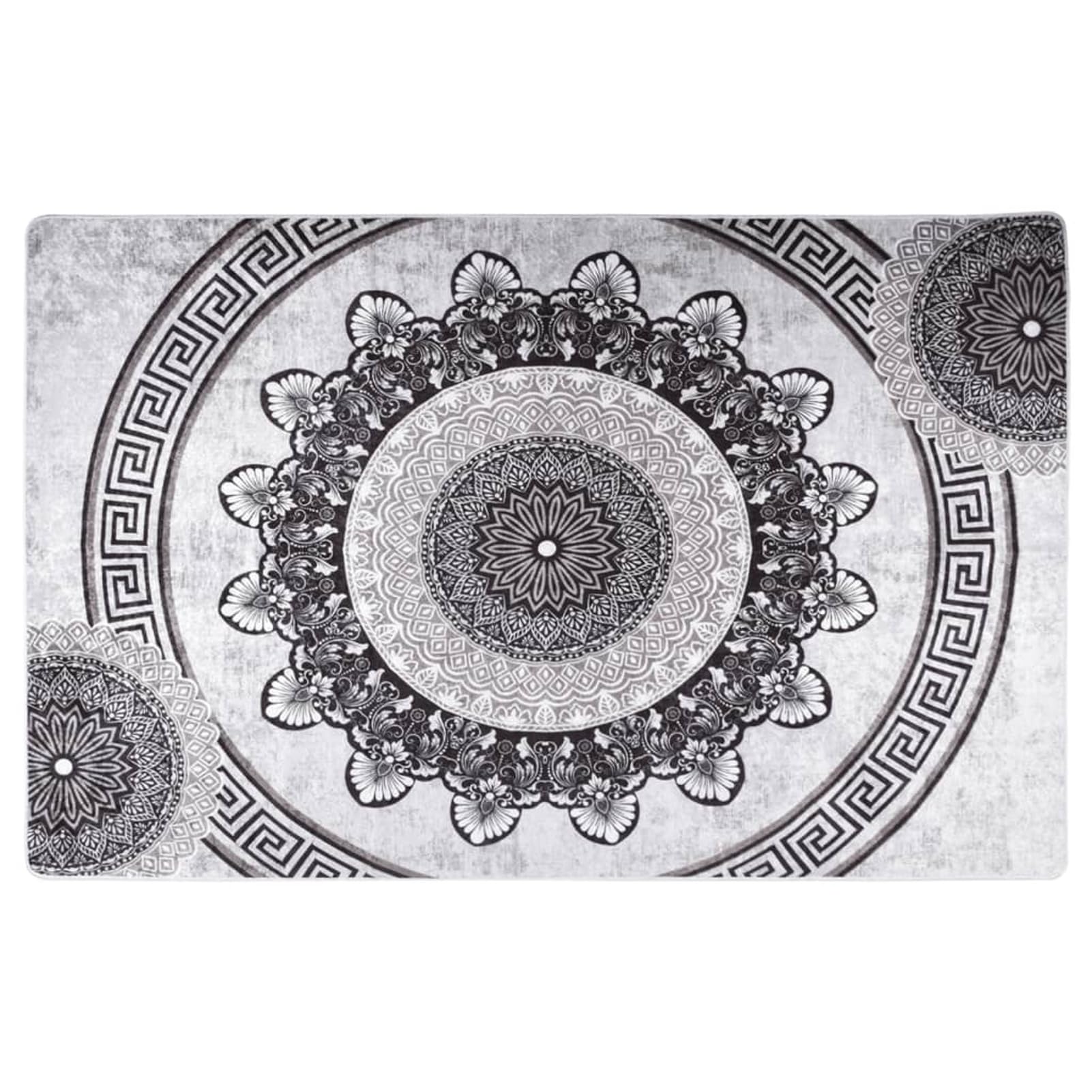 Tapis lavable antidérapant 80x150 cm grand tapis de bain épais multicolore