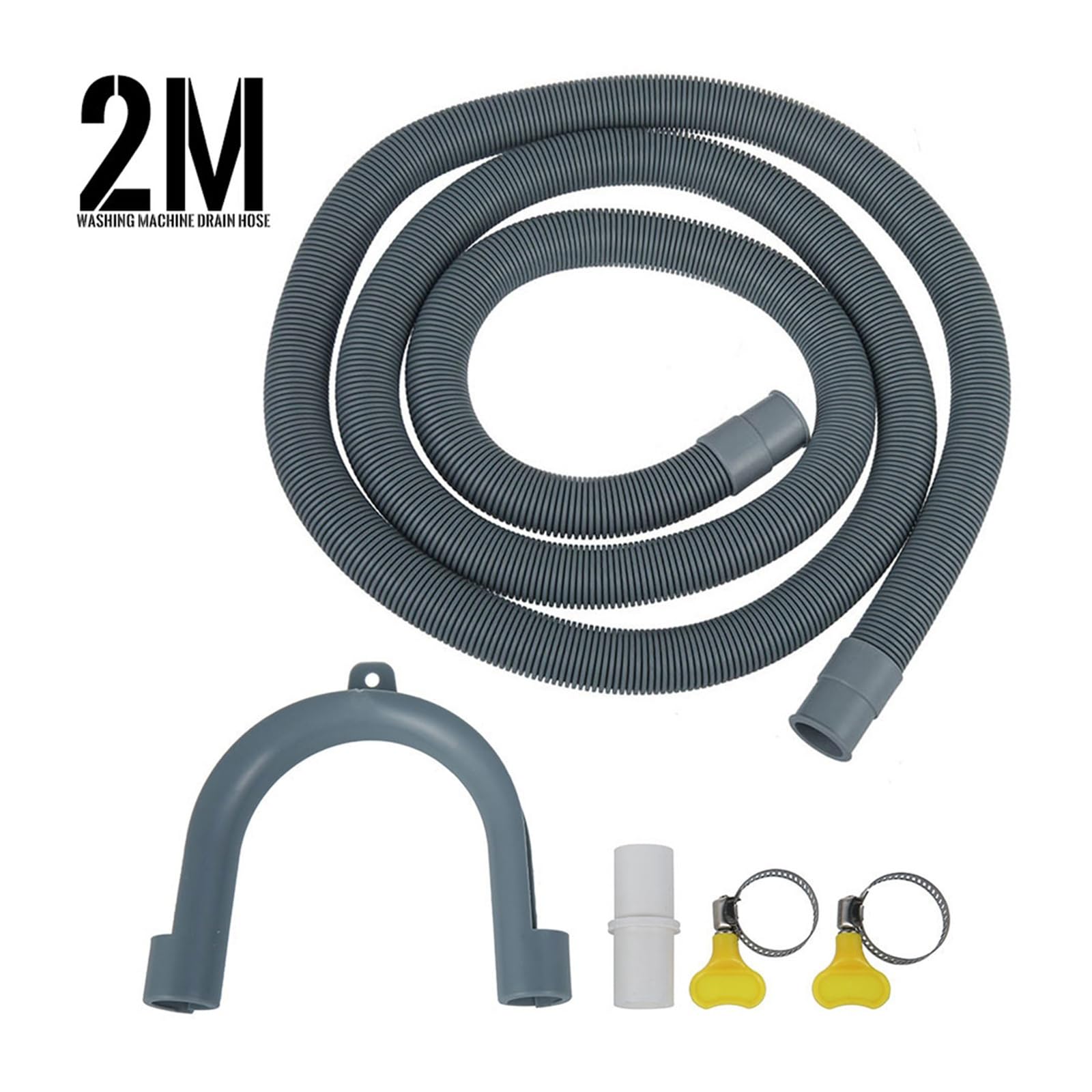 Kit Tubo Di Prolunga Tubo Di Scarico 6,6FT Tubi Di Prolunga Tubo Di Scarico Universale Di Ricambio For Lavatrice Lavatrice Asciugatrice Lavastoviglie