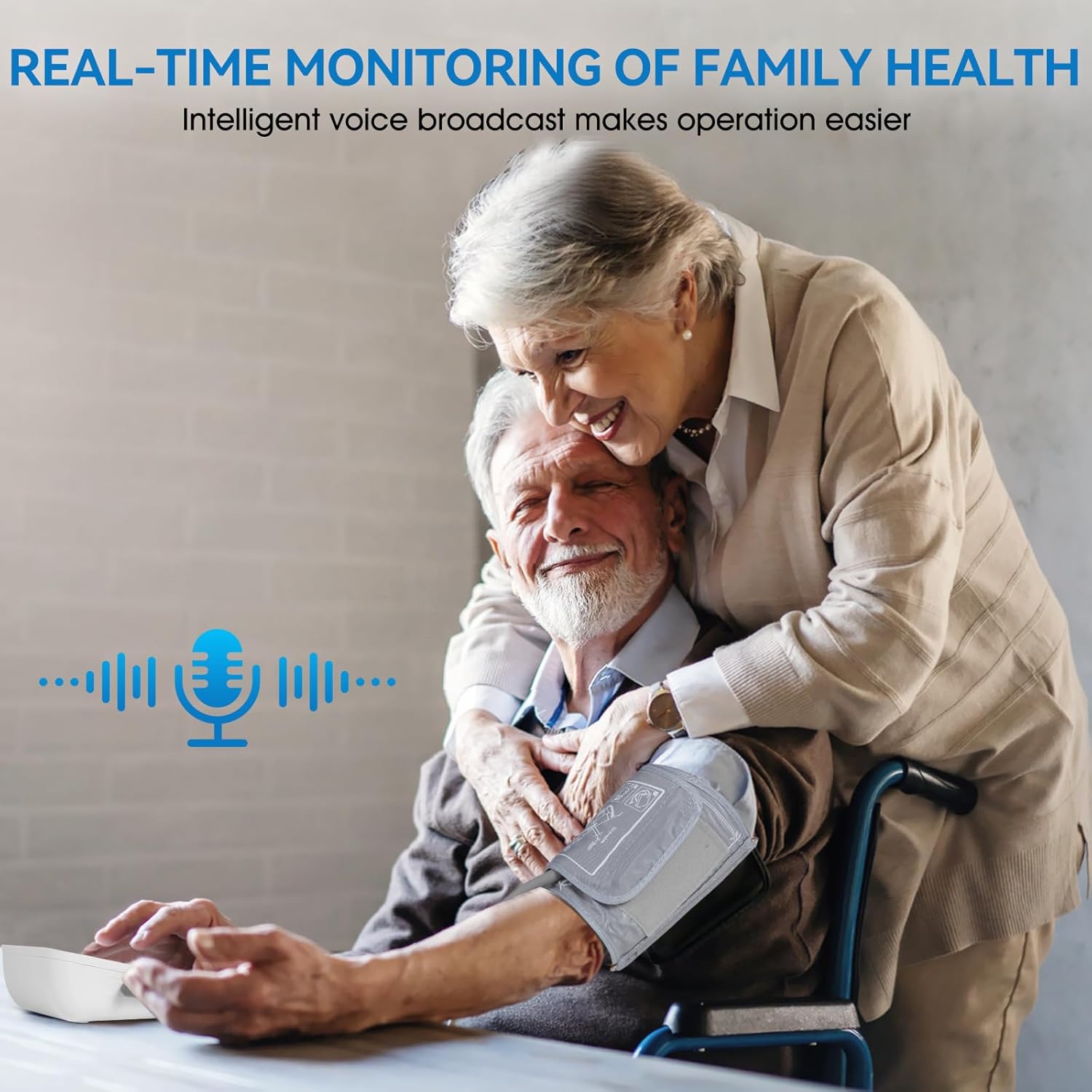 Scian Blood Pressure Monitors for Home Use, Automatic Blood Pressure Cuff Arm Digital BP Machine with Large LED Backlit Display, Voice Broadcasting, 2 Users 200 Memory (Black) - Image 6