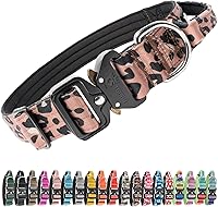 Vista 12 de TSPRO Collares Premium para Perros Collar Táctico para Perro con Parche y Hebilla de Metal de Liberación Rápida de Servicio Pesado Duradero Grueso