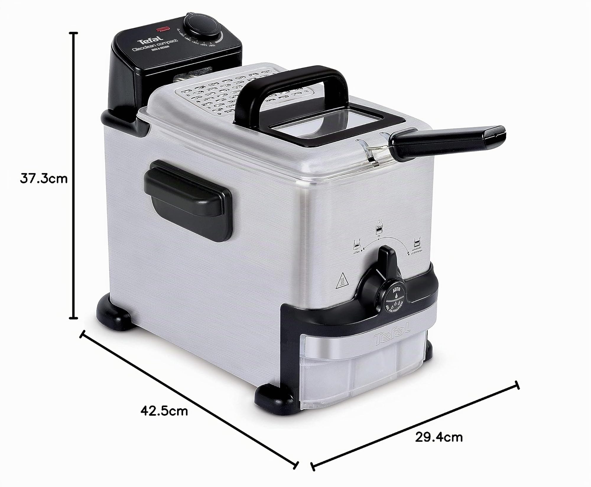 Tefal Fryer Oleoclean Compact 2L (FR701616)