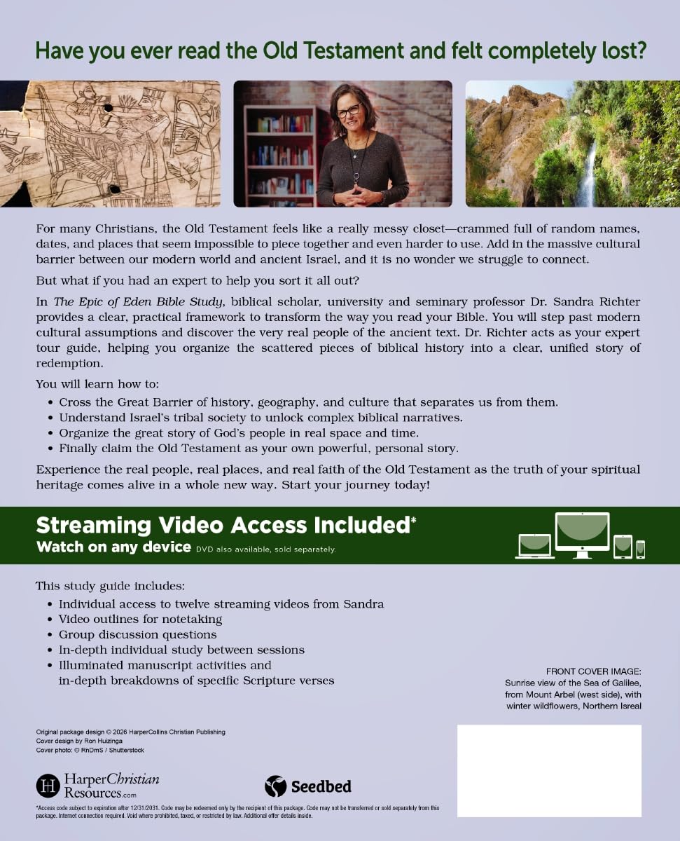 The Epic of Eden Bible Study Guide plus Streaming Video, Updated Edition: Understanding the Old Testament as Your Story