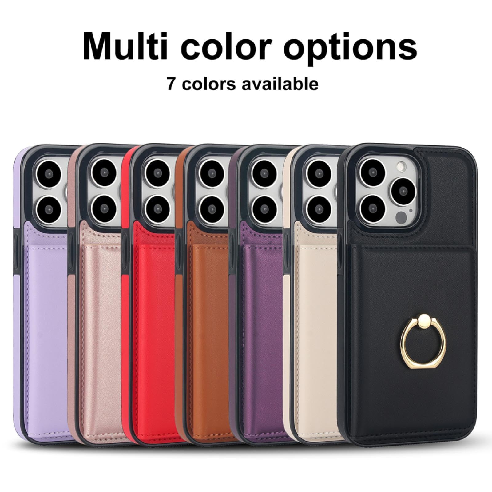 Do iPhone 8 7 SE3 SE2 Portfel Slot na karty Kickstand Magnetyczne etui skórzane z klapką (do iPhone 8 7 SE3 SE2/różowe złoto)