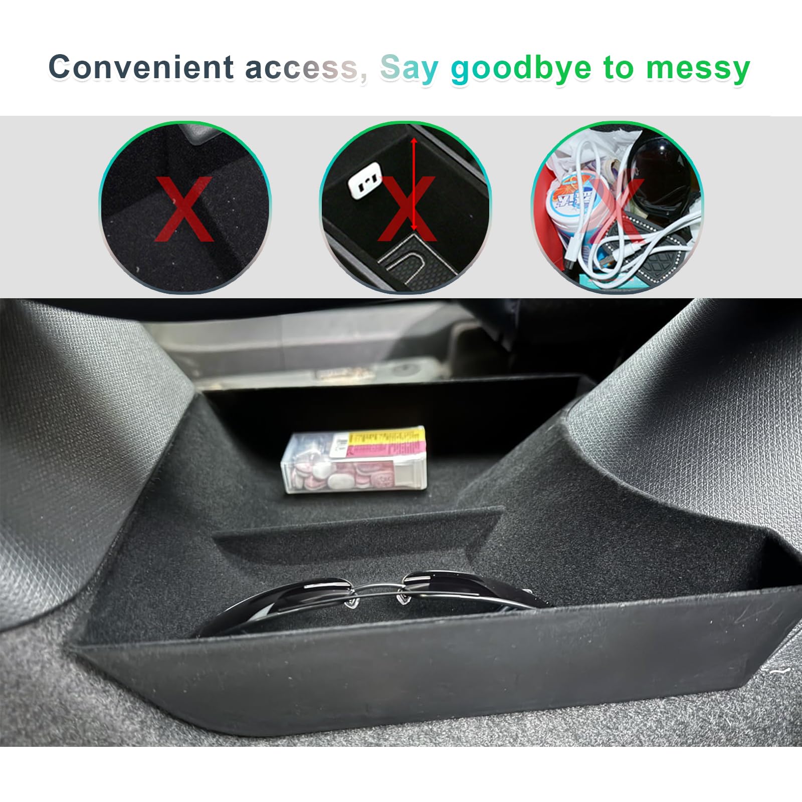 GAFAT Compatibel met nieuwe Cupra Tavascan 2025 2026 Middenconsole Opbergdoos, Tavascan VZ Armsteun Organizer Tray Trays, gemaakt van Flokken, Tavascan Accessoires GAFAT Compatibel met nieuwe Cupra Tavascan 2025 2026 Middenconsole Opbergdoos, Tavascan VZ Armsteun Organizer Tray Trays, gemaakt van Flokken, Tavascan Accessoires