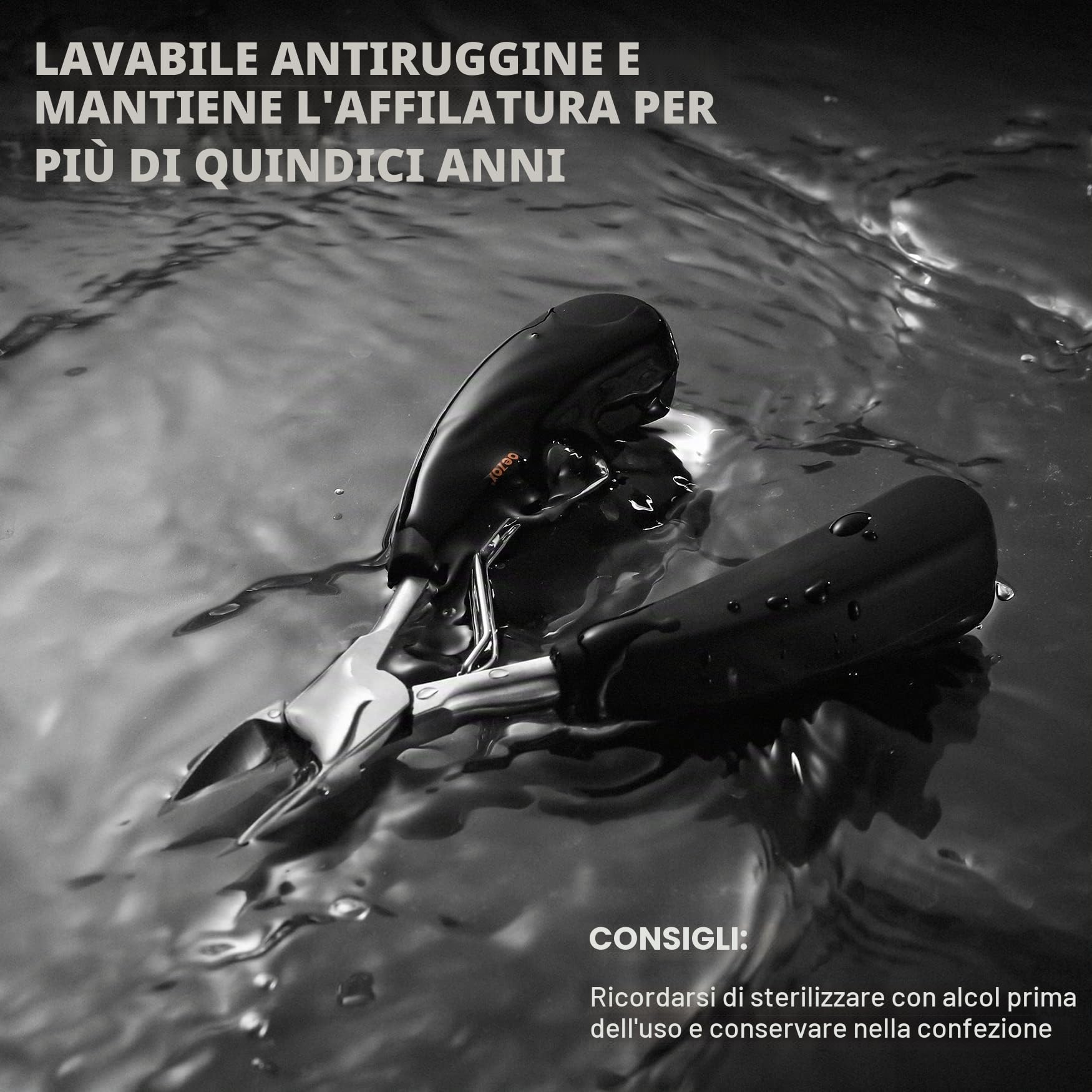 BEZOX Tronchesino Tagliaunghie In Acciaio Inox Di Precisione Per Unghie Incarnite Mani