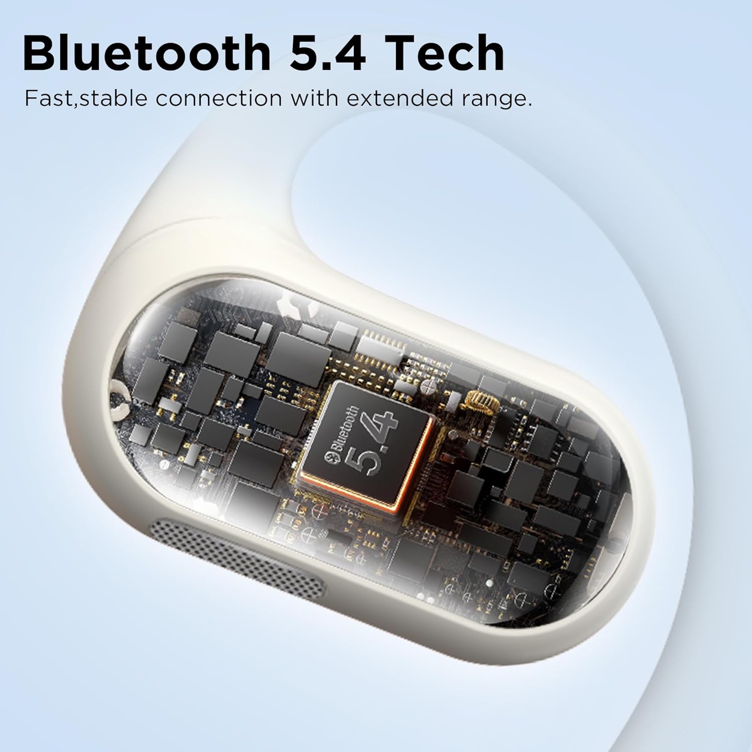 BUGANI Open Ear Headphones Earbuds Wireless: Bluetooth Headphones 5.4 Wireless Earbuds, 50H Playtime, IPX5 Waterproof Ear Buds for Running Workout Cycling Gift - Image 6