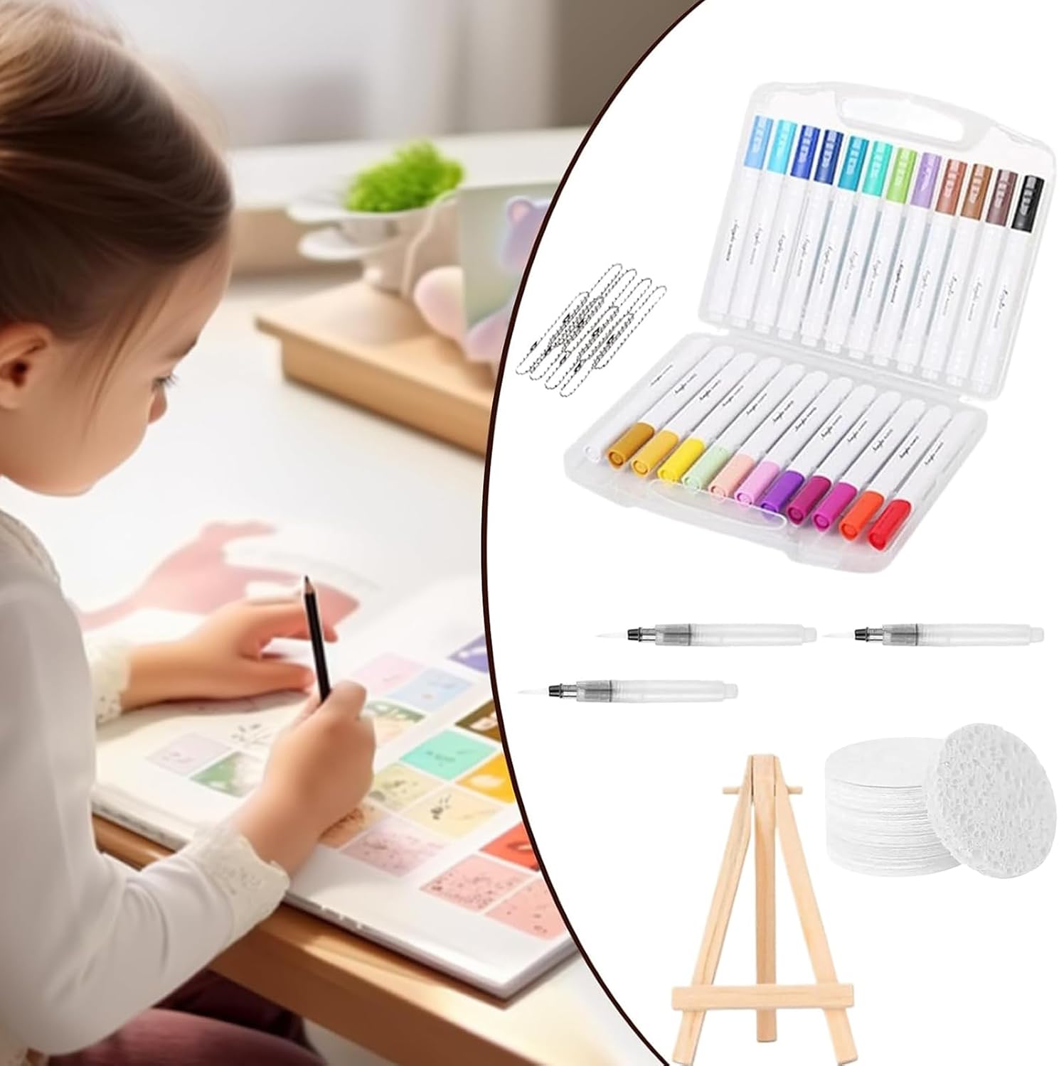 Puffy Paint - Bubble Drawing Pen, Puffy Fabric Paint | Paint for Crafts 3D Painting Canvas Sponge Art Supplies for Outdoor Festive Kids Travel Family Window Furniture School Home Demonstrations