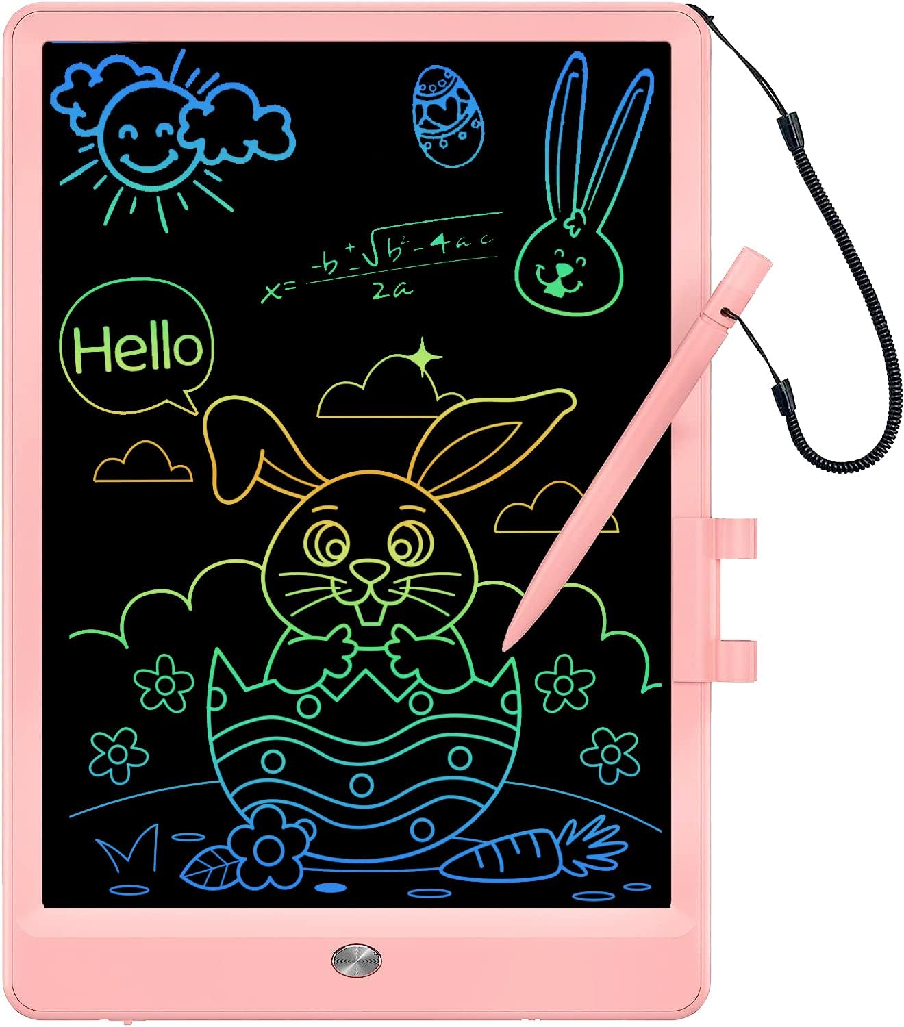 LCD Writing Tablet for Kids,10 Inch Large Screen Doodle Board Writing Pad,Colorful Erasable Electronic Drawing Writing Pads, Educational and Learning Girls Gifts Toys for 3-8 Year Old