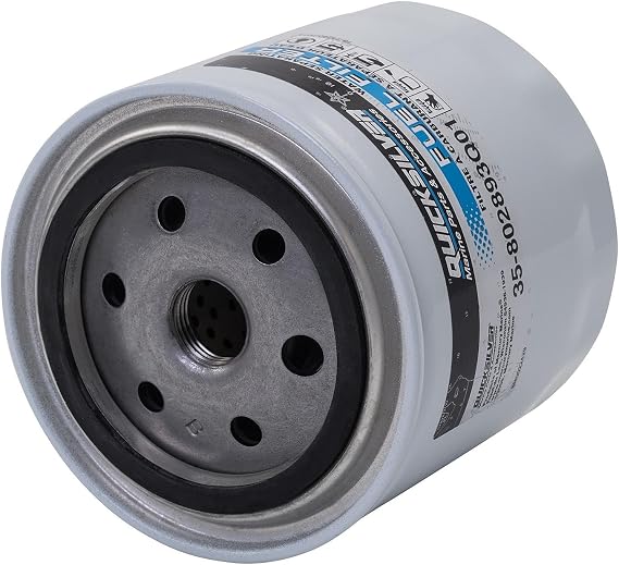 Quicksilver 802893Q01 Water Separating Fuel Filter for Mercury and Mariner Outboards, MerCruiser Sterndrive and Inboard Engines