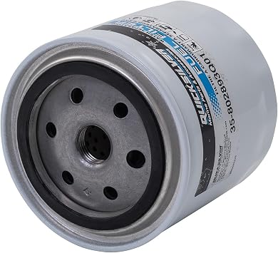 Quicksilver 802893Q01 Water Separating Fuel Filter for Mercury and Mariner Outboards, MerCruiser Sterndrive and Inboard Engines