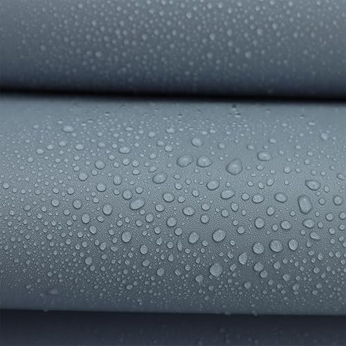 Miniatura 4 de Smog - Papel tapiz adhesivo azul de 16 x 118 pulgadas, papel adhesivo mate, extraíble, impermeable, autoadhesivo, para armarios, dormitorio, baño