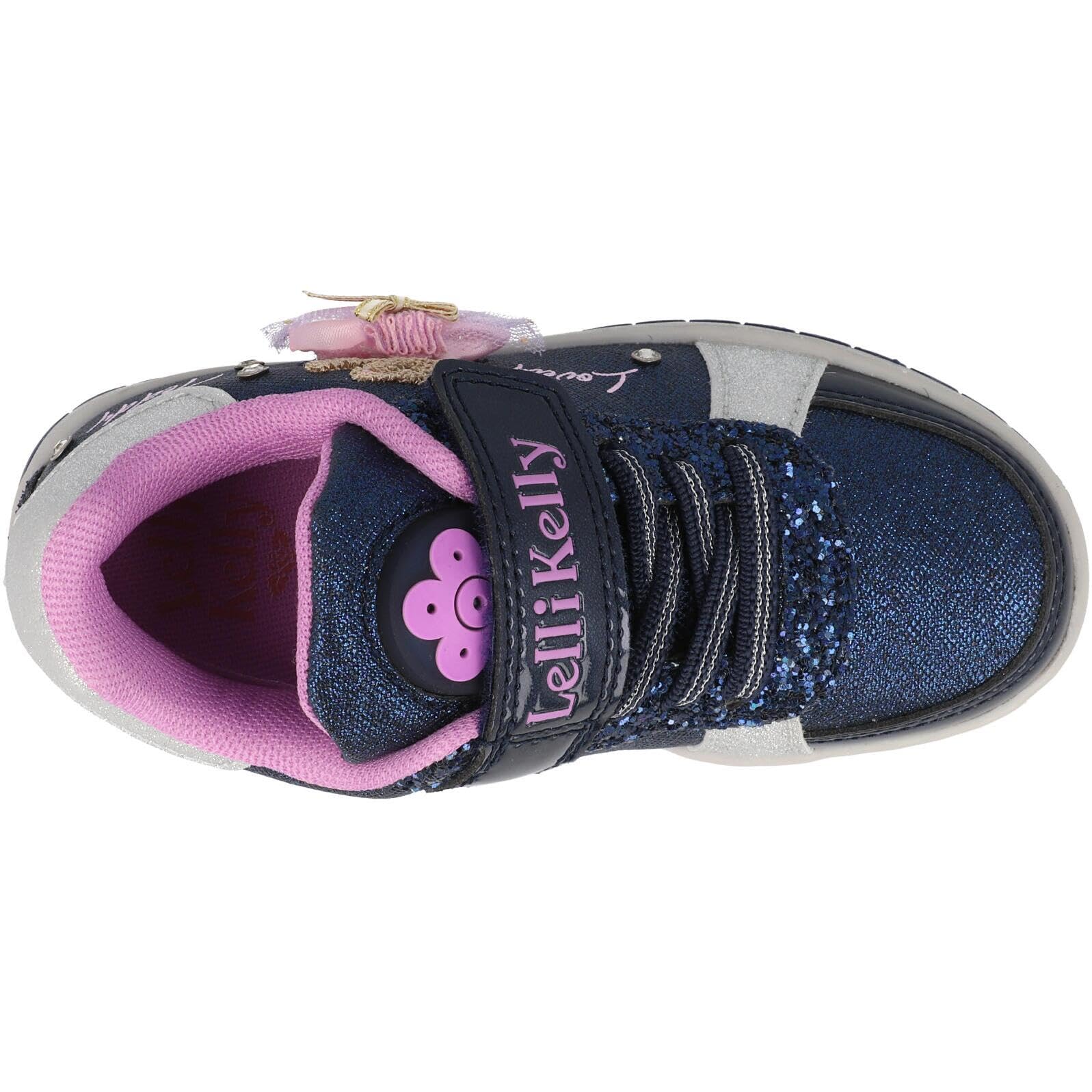 Lelli Kelly Scarpa Blu Mille Stelle Dance Orsetto tutù Intercambiabile LKAA5210 con Jingle e luci (Blu, Sistema Taglie Calzature EU, Bambino Piccolo (2-5 Anni), Numero, Media, 26)