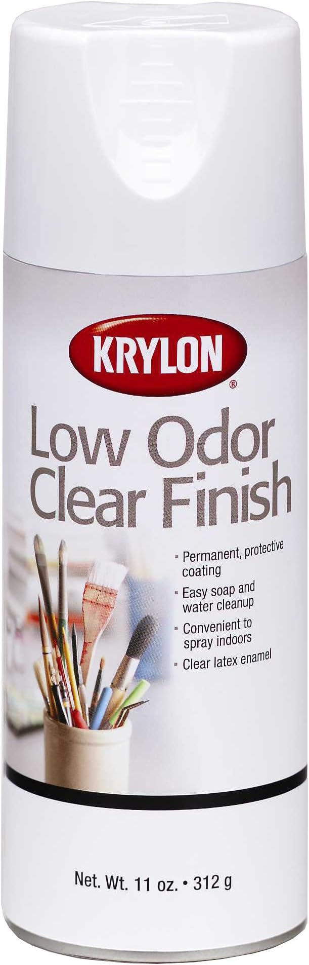 K07110 11-Ounce Low Odor Clear Gloss Finish Aerosol Spray