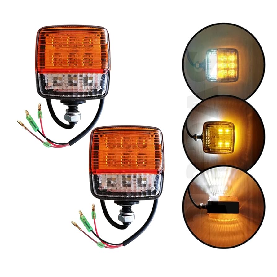 Amazon.co.jp: ウインカー 2pcs 導いたフォークリフトライト12V