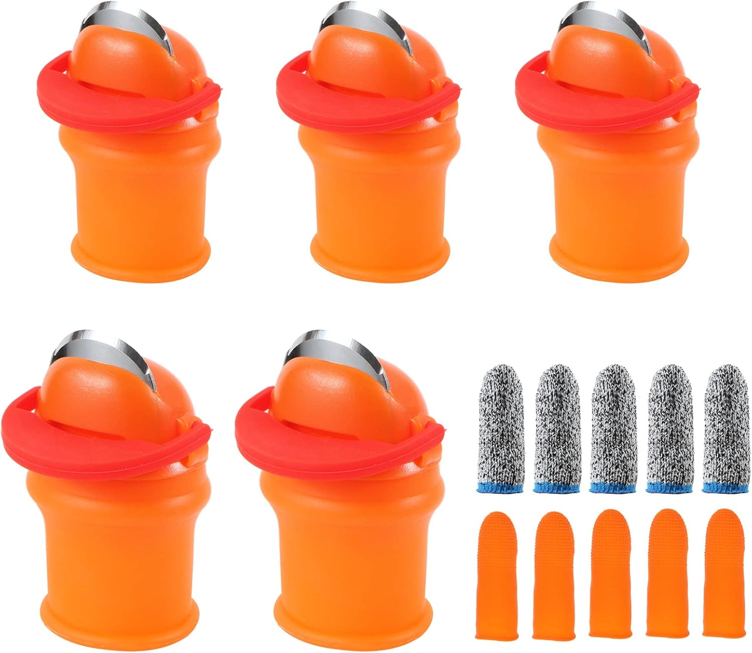 BEIXUNDIANZI 15 Sets Gardening Thumb Knife,Garden Silicone