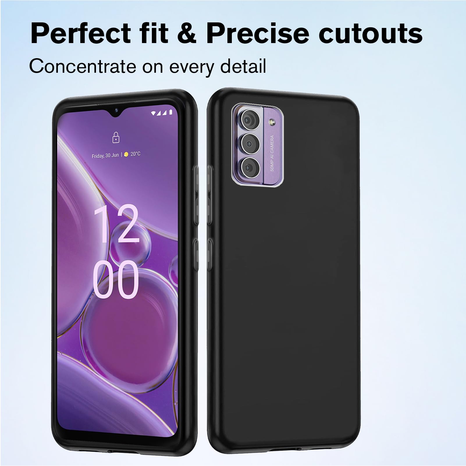 Coque Et 2Pcs Verre Trempé Et 1*Anneau Coque Anti Casse Protection