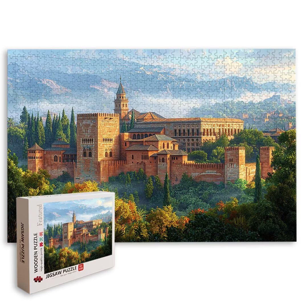 Puzzle Castillo, Puzzle 3000 Piezas, Rompecabezas para Regalo Mujer -8480