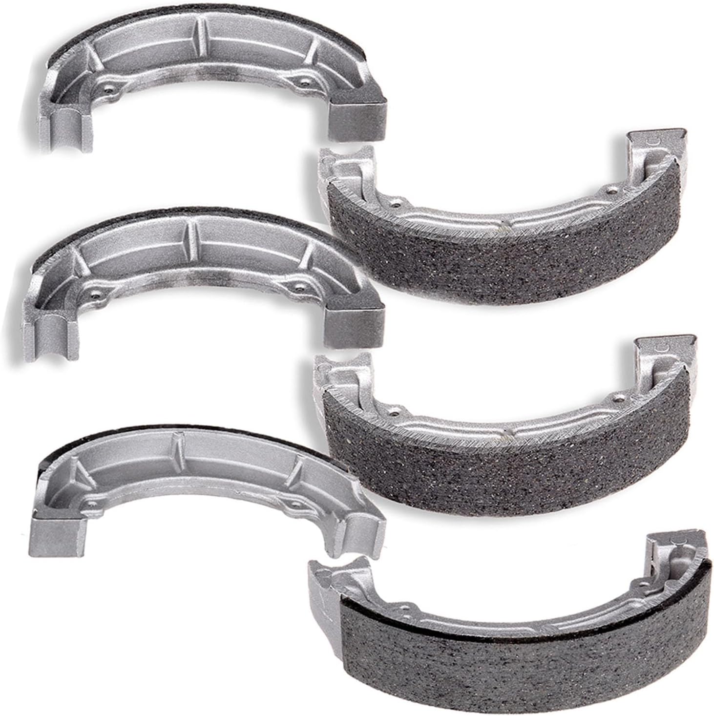 SCITOO Brake Shoes Fit for Kawasaki Bayou 220 KLF2A 1989 1990 1991 1992 1993 1994 1995 1996 1997 1998 1999 2001 2002, for Kawasaki Bayou 185 KLF185A 1986-1988, for Kawasaki Bayou 250 KLF250A 03-10