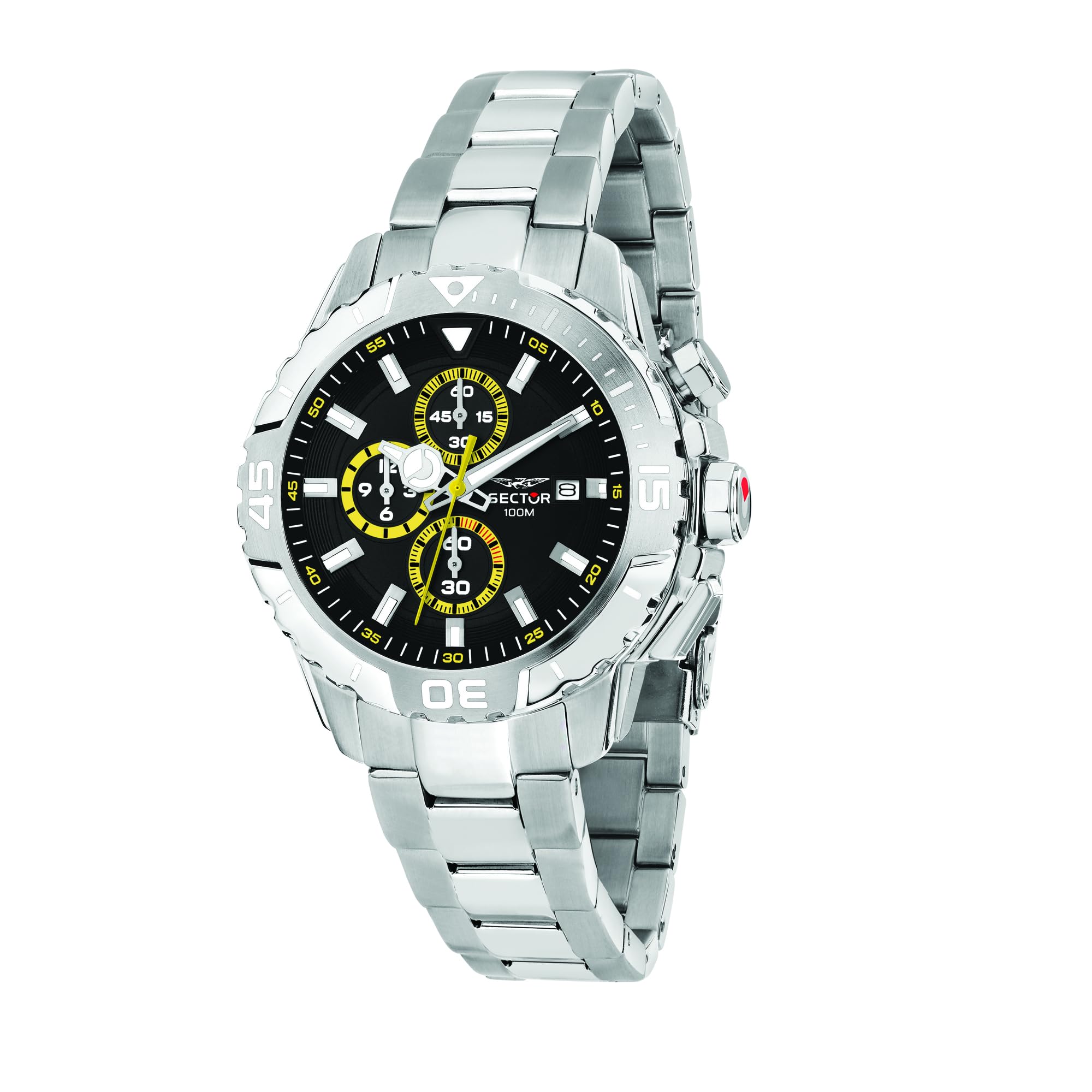 Sector No Limits Orologio Uomo, Cronografo, Analogico, 43 mm, Regalo Uomo, Collezione LEGEND - R3273735001