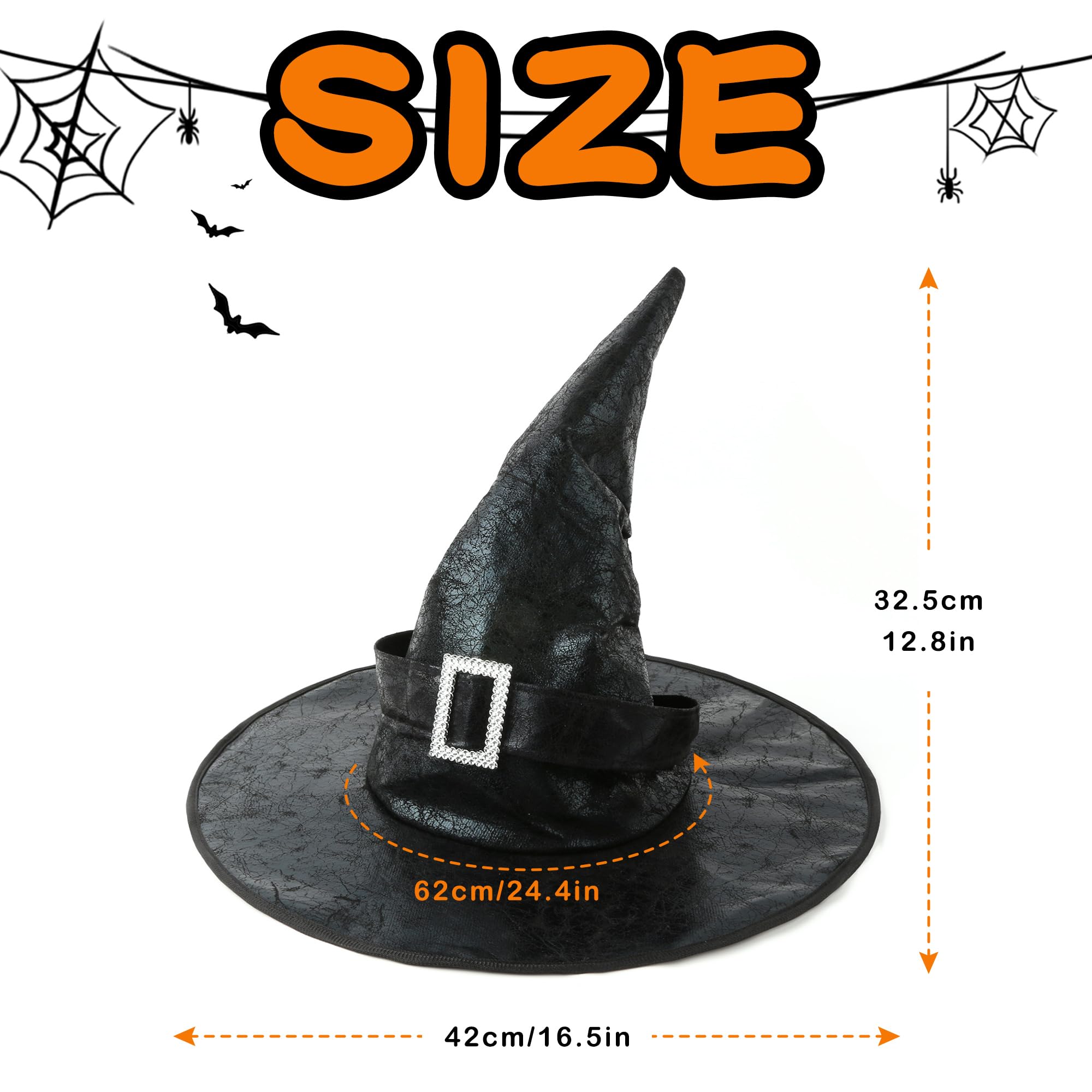 Srnede Witch Hat Witches Hats Women Men Cosplay Party Hat
