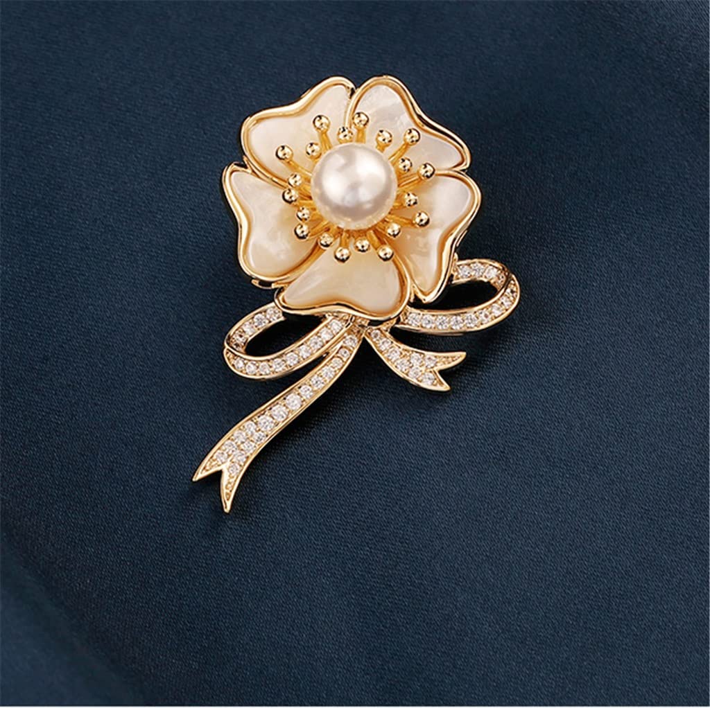 Blumenbrosche für Damen, Anstecknadel, Anti-Beleuchtung, Anstecknadel, Anzug, Kleid, Mantel, Mantel-Accessoires