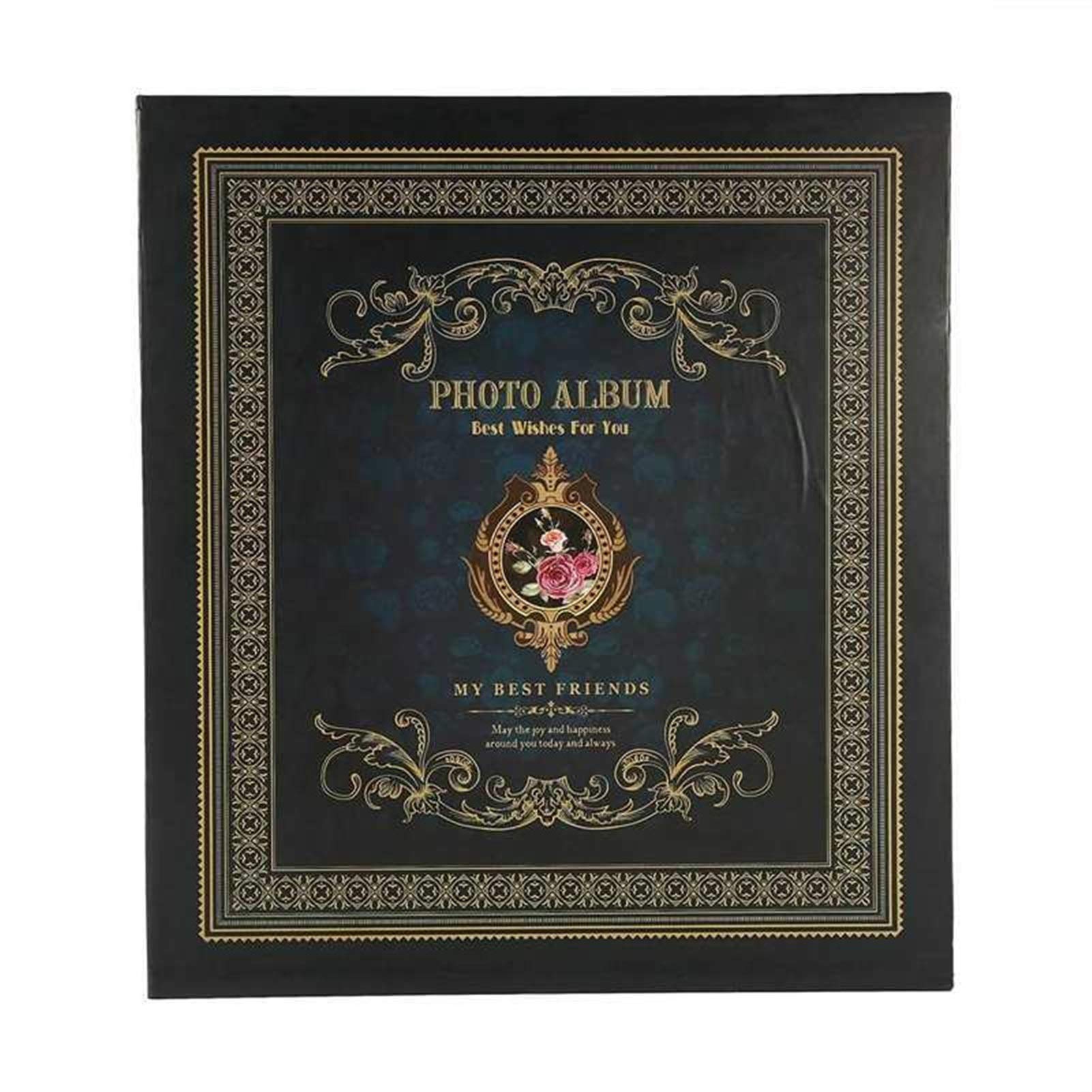 6 x 4 duży album fotograficzny z motywem wsuwanej notatki na 500 zdjęć - zielony album na 500 zdjęć albumów fotograficznych 500 kieszeni