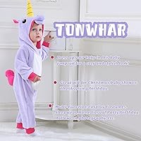 Vista 35 de TONWHAR - Mameluco con capucha, fantástico disfraz infantil de varios animales, como tigre o dinosaurio Multi