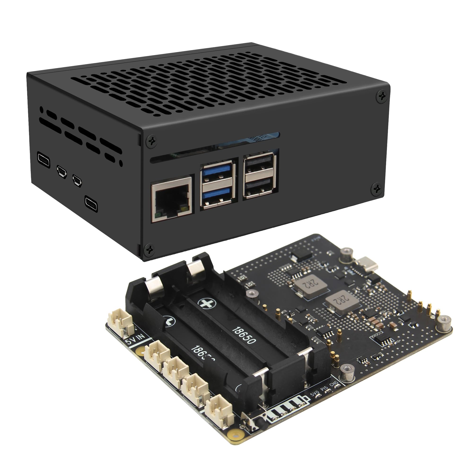Amazon.com: Geekworm X1201 Ultra-Thin 5V UPS Shield+X1201-C1 Metal