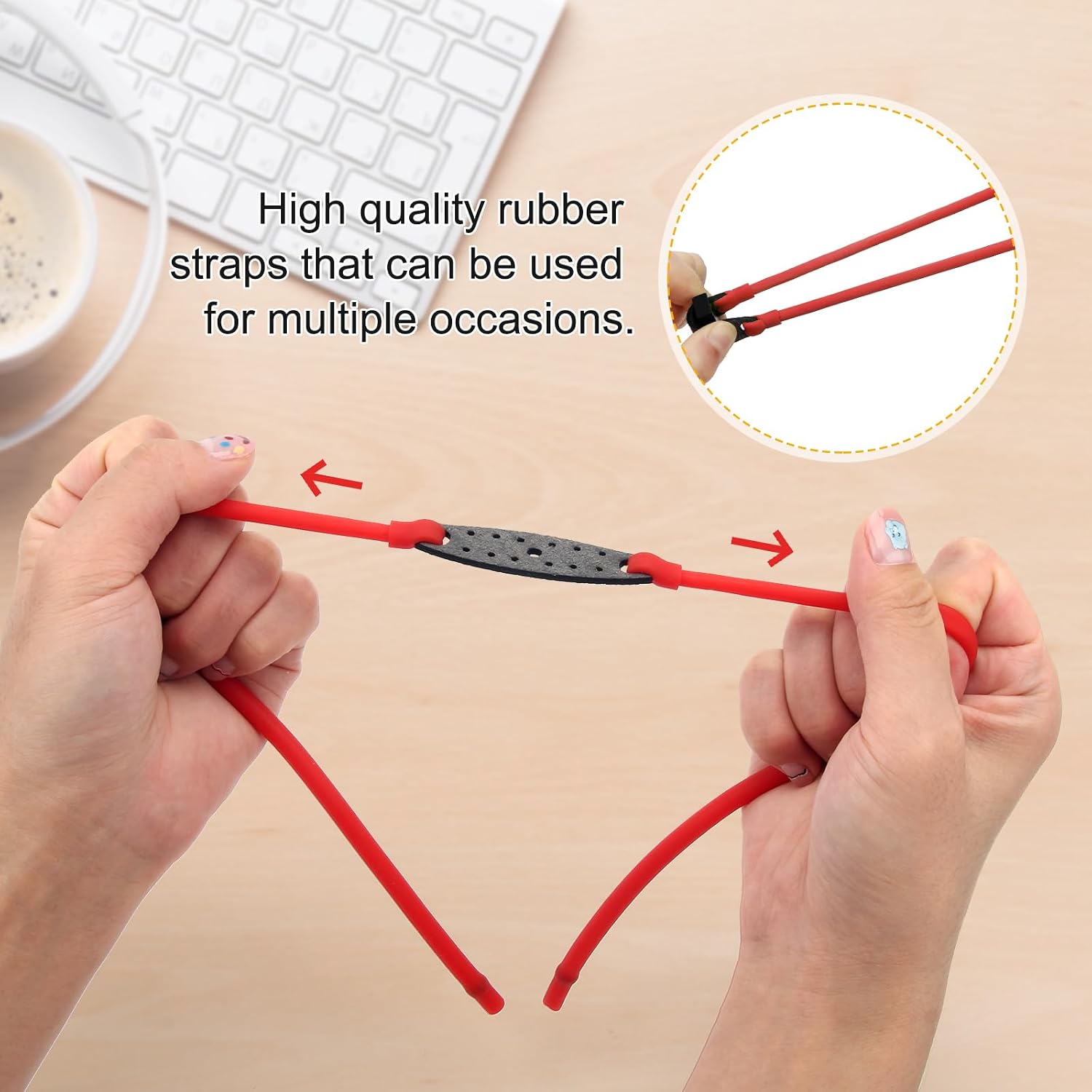 Windspeed Slingshot Replacement Band 12 Pack, Rubber Bands Heavy Pull Slingshot Bands Tubular Elastic Rubber Band for Hunting/Outdoor Shooting