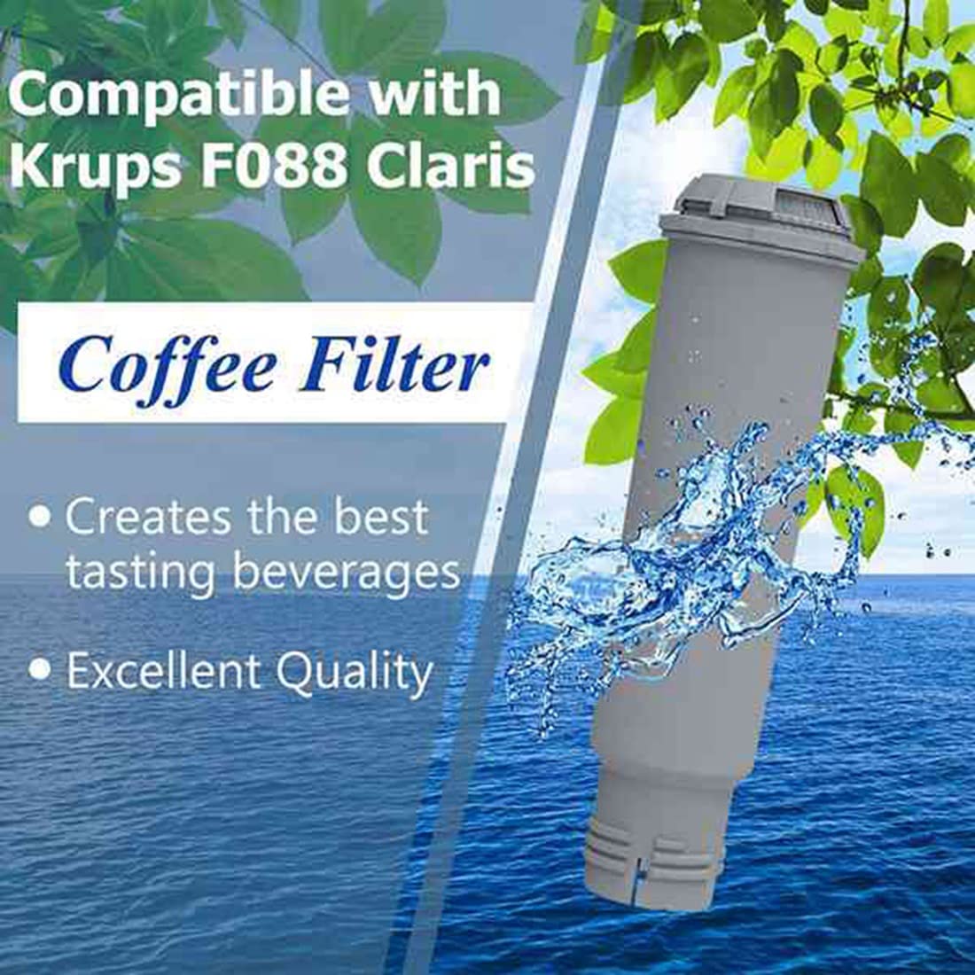 12 filtrów wody do ekspresu do espresso do systemu filtrów wodnych F088