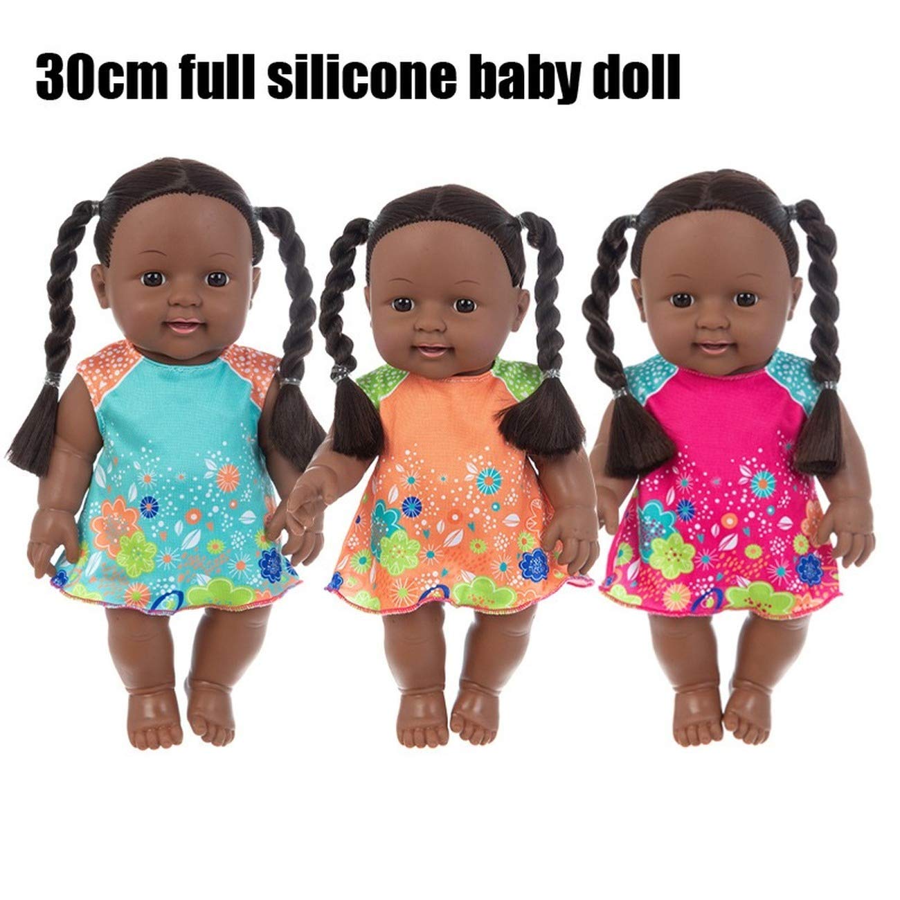 アフリカ人形 Amazon | 30 センチメートルリアルなアフリカ人形リボーンズ黒