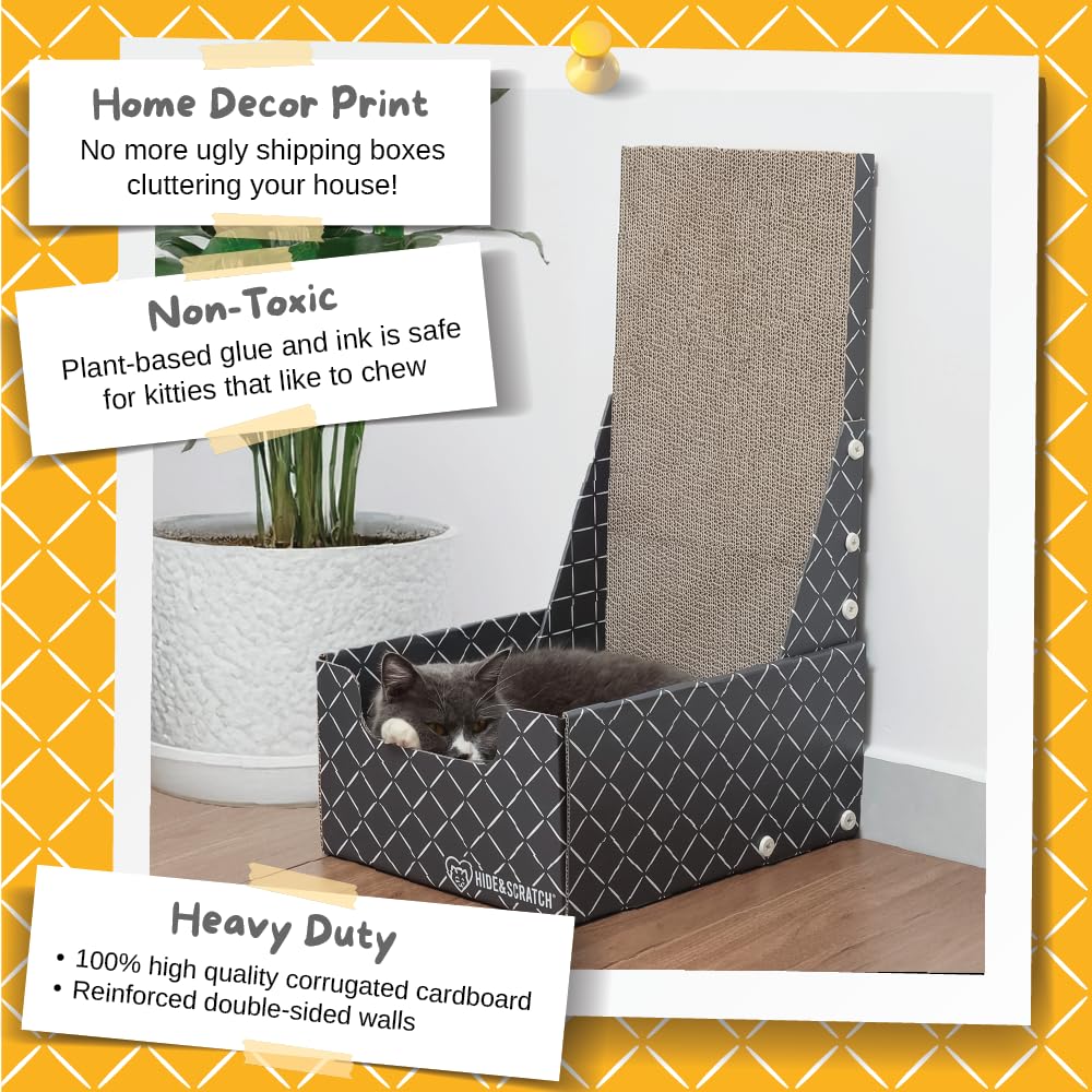 Hide & Scratch Tiragraffi verticale a forma di L